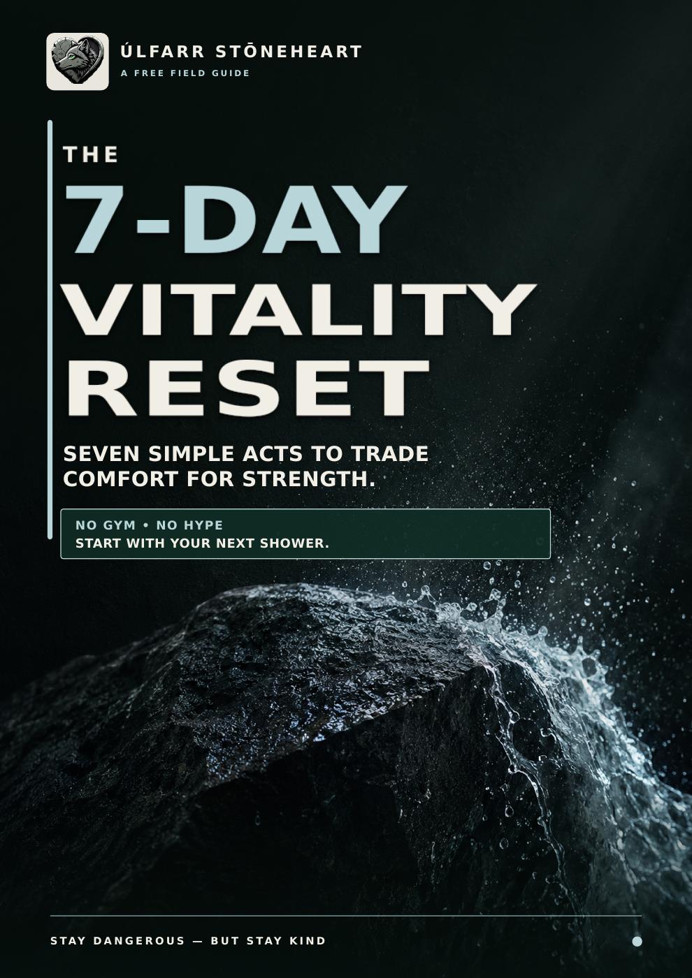 The 7-Day Vitality Reset front cover